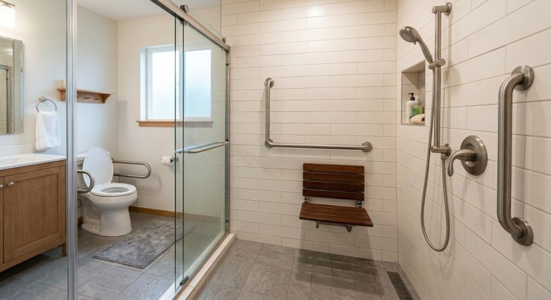 Handicap Shower Installation in Framingham, MA