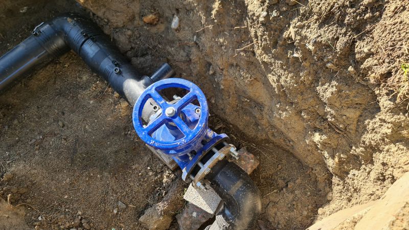 Finished Plumbing with Multiple Valves